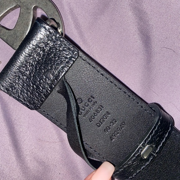 Gucci GG marmont belt in silver AUTHENTIC 🤩 unisex - Picture 3 of 3